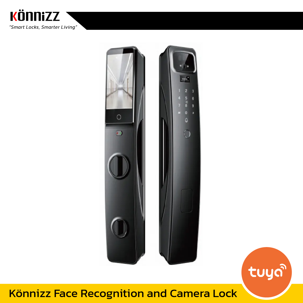 Konnizz เคินนิซ ระบบล็อกประตูอัจฉริยะ Smart Digital Door Lock สแกนใบหน้าอัจฉริยะ
