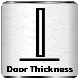 Konnizz เคินนิซ Digital Door Lock ความหนาประตู door thickness 40-120 mm.