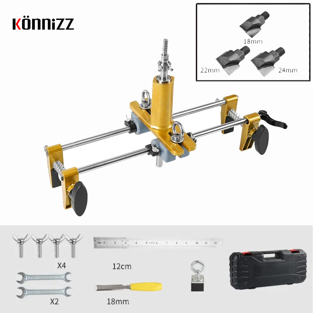 Konnizz เคินนิซ Digital Door Lock ชุดเจาะประตูไม้ ติดตั้งตลับ Mortise Lock